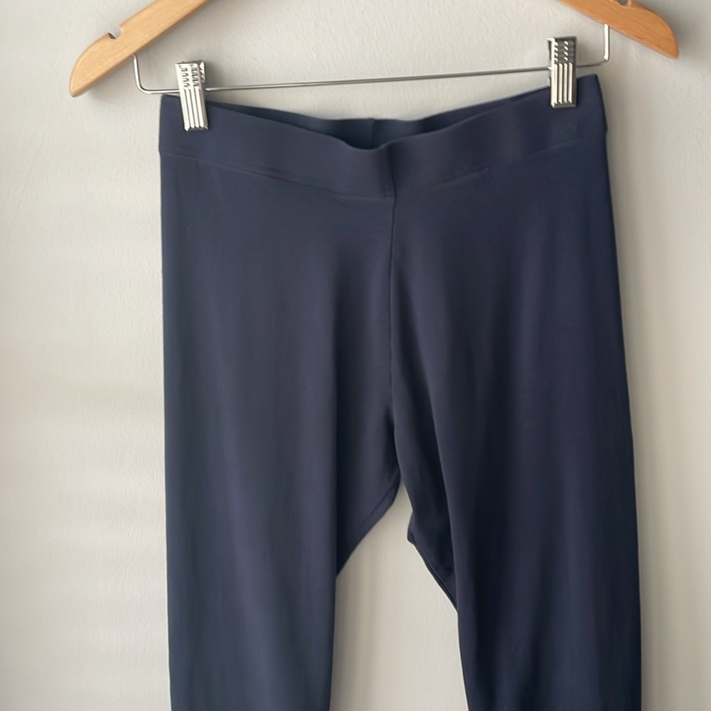 Adidas Girls M Navy Blue Leggings - Picture 4 of 9